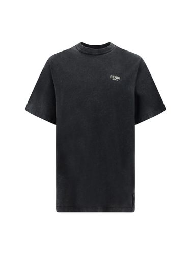 Fendi Washed Compact Jersey T-shirt - Fendi - Modalova