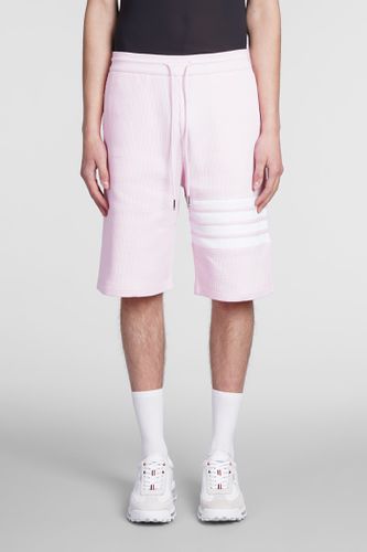 Shorts In Rose-pink Cotton - Thom Browne - Modalova