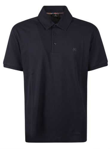 Logo Embroidered Regular Polo Shirt - Etro - Modalova