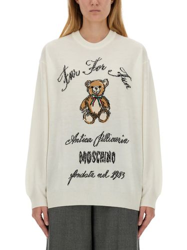 Moschino Jersey With Logo - Moschino - Modalova