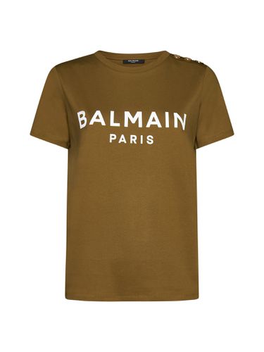 Balmain Logo T-shirt - Balmain - Modalova