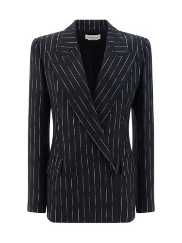 Double-breasted Blazer - Alexander McQueen - Modalova