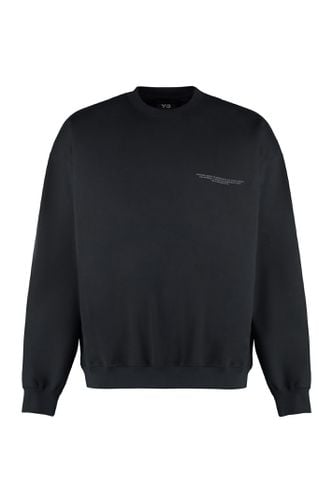 Y-3 Logo Crew Crew-neck Sweatshirt - Y-3 - Modalova