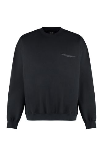 Y-3 Logo Crew Crew-neck Sweatshirt - Y-3 - Modalova