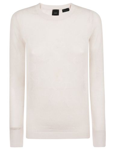 Love Birds Jacquard Knitted Jumper - Pinko - Modalova