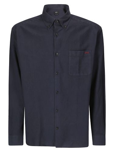 A. P.C. mateo Navy Cotton Shirt - A.P.C. - Modalova