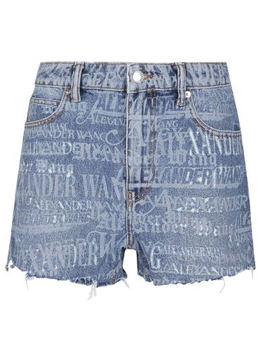 Newsprint Logo Bite Short - Alexander Wang - Modalova