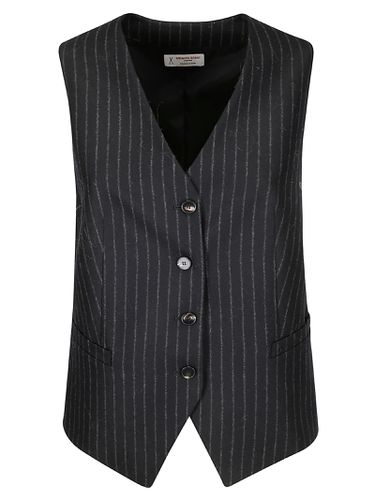 Alberto Biani Pinstriped Waistcoat - Alberto Biani - Modalova