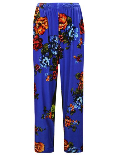 Floral Print Panelled Pants - VETEMENTS - Modalova