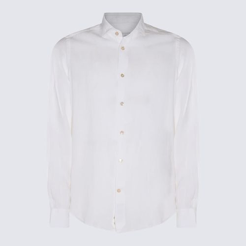 Eleventy White Linen Shirt - Eleventy - Modalova