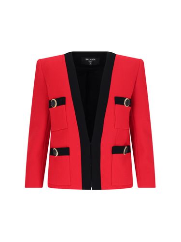 Balmain Wool Jacket - Balmain - Modalova