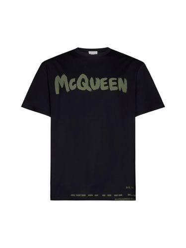 Graffiti Logo T-shirt - Alexander McQueen - Modalova