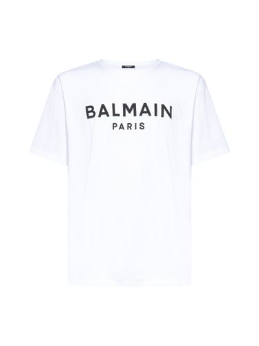 Balmain Logo Print T-shirt - Balmain - Modalova