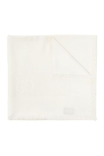 Gucci Gg Jacquard Frayed-edge Shawl - Gucci - Modalova