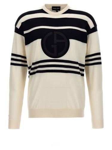 Logo Embroidery Sweater - Giorgio Armani - Modalova