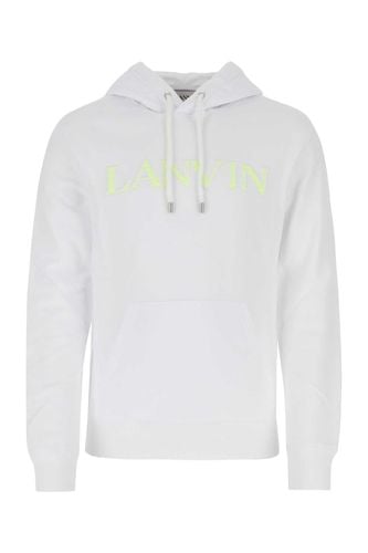 Lanvin White Cotton Sweatshirt - Lanvin - Modalova