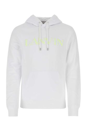 Lanvin White Cotton Sweatshirt - Lanvin - Modalova