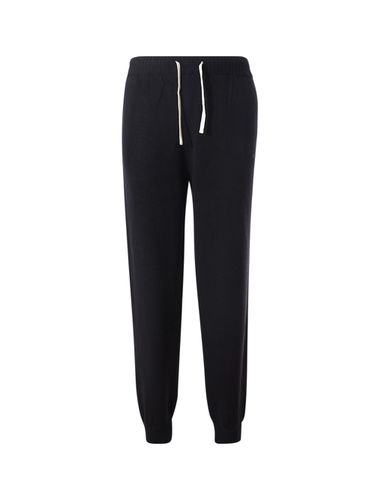 Tapered Drawstring Knitted Track Pants - MSGM - Modalova