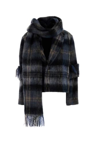 Embroidered Mohair Blend Blazer - Loewe - Modalova