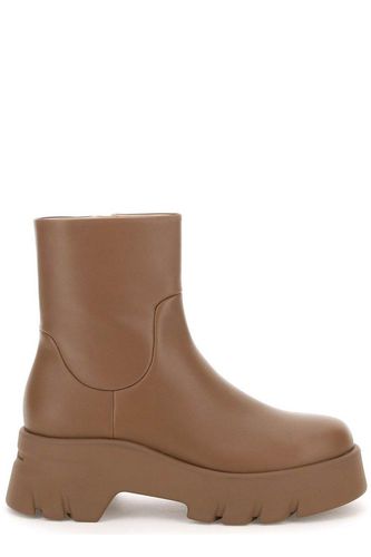 Zip-up High-ankle Boots - Gianvito Rossi - Modalova