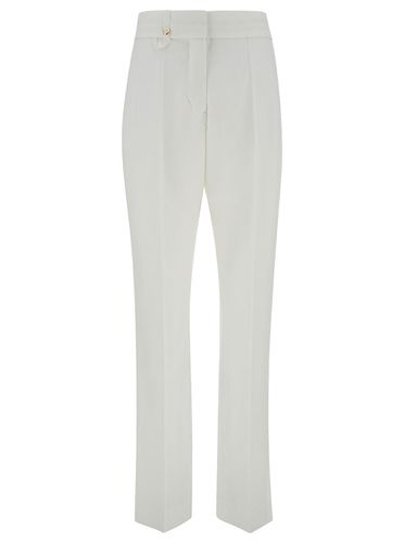 Le Pantalon Tibau Tailored High-waisted Pants In Cotton Woman - Jacquemus - Modalova