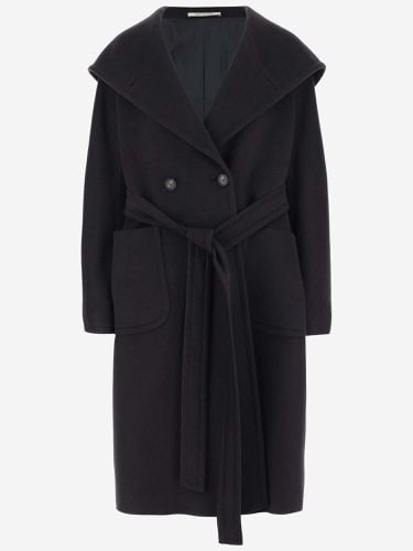 Double-breasted Cashmere Coat - Tagliatore - Modalova