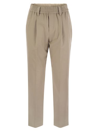 Stretch Cotton Cover-up Trousers With Jewellery - Brunello Cucinelli - Modalova