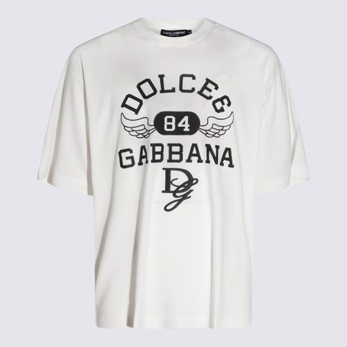 Logo Printed Crewneck T-shirt - Dolce & Gabbana - Modalova