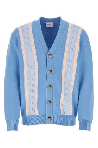 Light Blue Cotton Cardigan - Drôle de Monsieur - Modalova