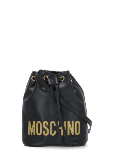 Moschino Bucket Bag With Logo - Moschino - Modalova