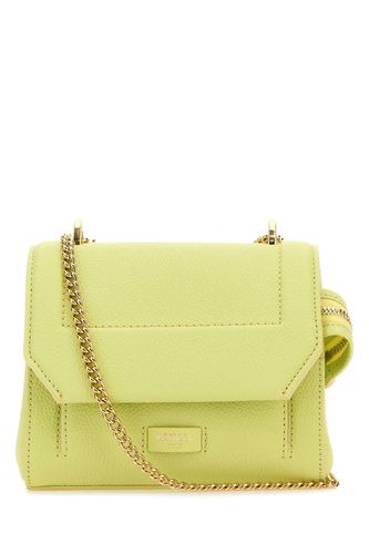 Fluo Yellow Leather Ninon Handbag - Lancel - Modalova