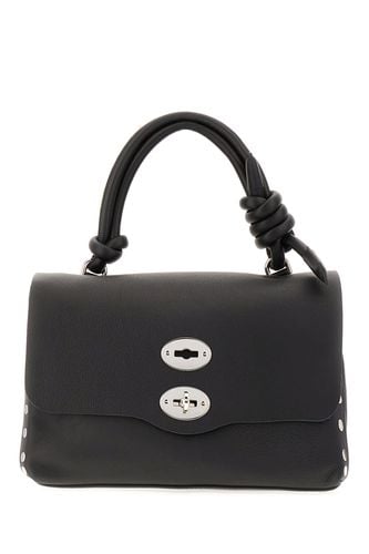 Black Leather Postina Handbag - Zanellato - Modalova