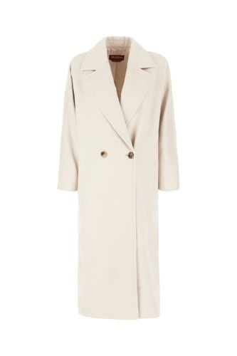 Ivory Wool Erice Coat - Max Mara Studio - Modalova