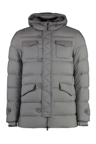 L Eskimo Hooded Nylon Down Jacket - Herno - Modalova