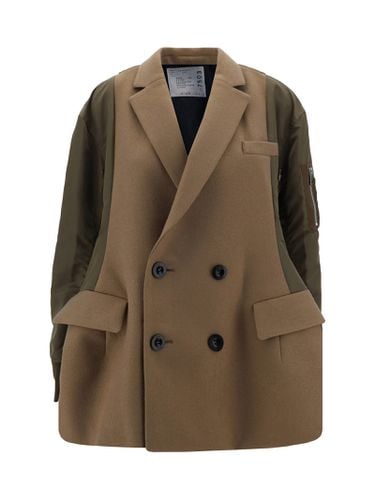 Sacai melton Coat - Sacai - Modalova