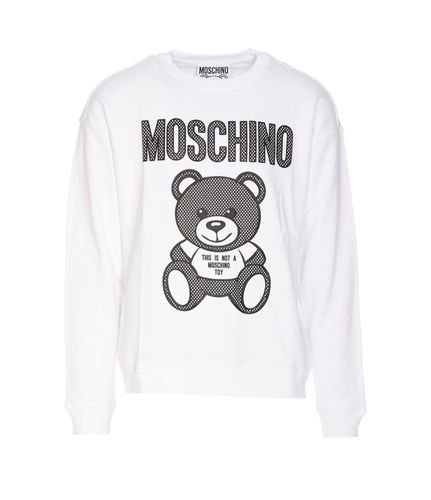 Moschino Teddy Mesh Sweatshirt - Moschino - Modalova