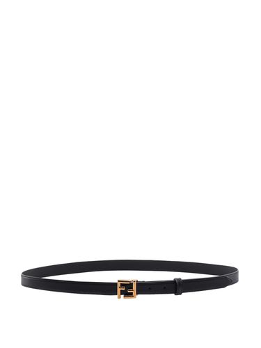 Fendi Ff Logo Leather Belt - Fendi - Modalova