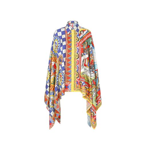 Carretto Poncho Shirt - Dolce & Gabbana - Modalova