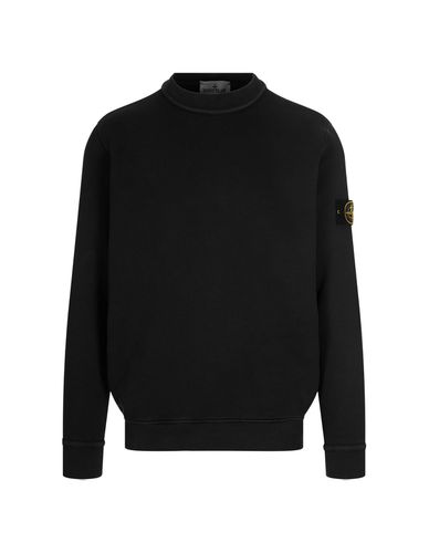 Organic Cotton Diagonal Fleece old Effect Sweatshirt - Stone Island - Modalova