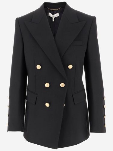 Stretch Wool Double-breasted Jacket - Chloé - Modalova