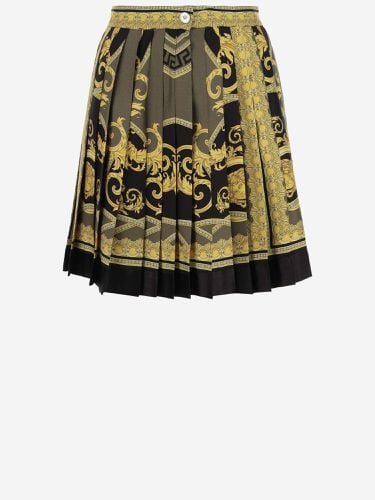 Versace Printed Silk Skirt - Versace - Modalova