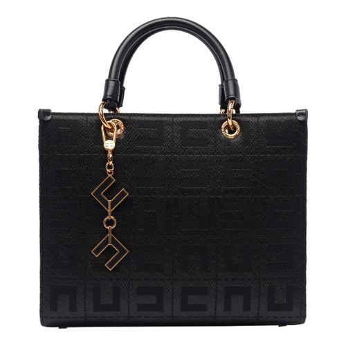 Monogram Logo Charm Tote Bag - Elisabetta Franchi - Modalova