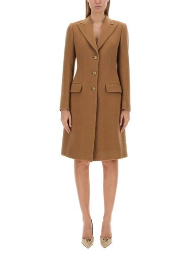 Single-breasted Coat - Dolce & Gabbana - Modalova