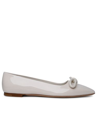 Annie Ballet Flats In Mascarpone Calf Leather - Ferragamo - Modalova