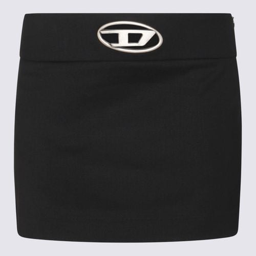 Diesel Black Mini Skirt - Diesel - Modalova