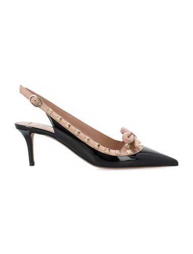 Rockstud Bow Slingback Pump - Valentino Garavani - Modalova