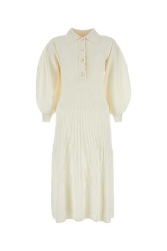 Ivory Stretch Wool Blend Dress - Chloé - Modalova