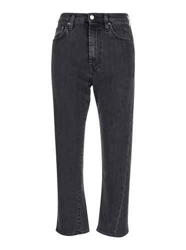 Jeans With High Waist And Belt Loops In Denim Woman - Totême - Modalova