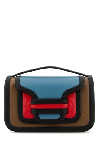 Multicolor Leather Alpha Maxi Handbag - Pierre Hardy - Modalova