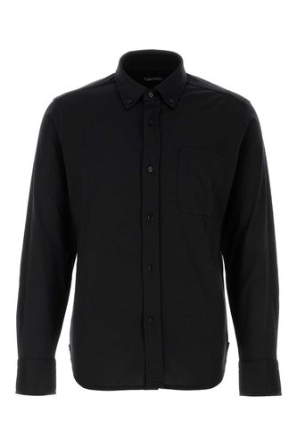 Tom Ford Black Silk Blend Shirt - Tom Ford - Modalova